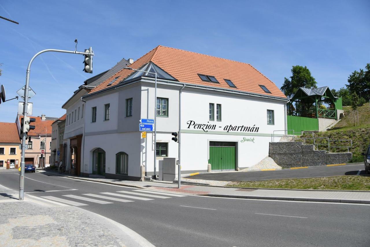 Penzion-Apartman Soucek Jindřichŭv Hradec Exteriör bild